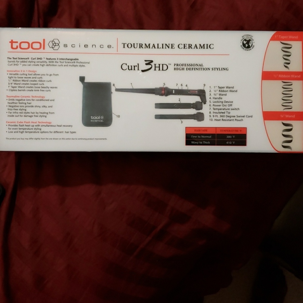 Ceramic curling irons